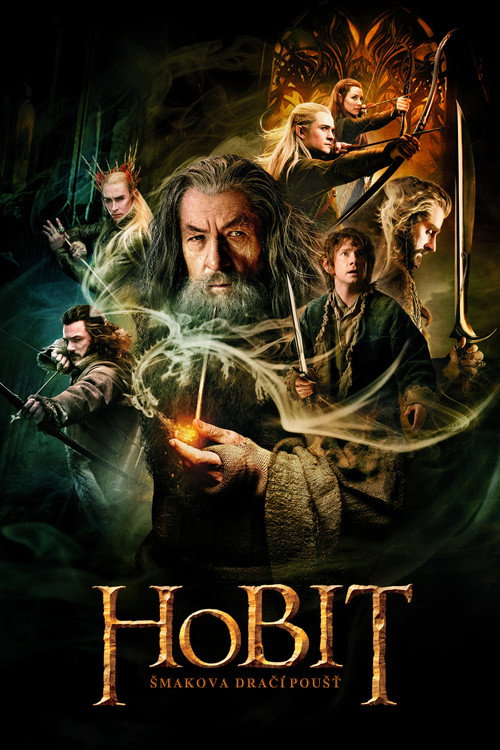 Plakát filmu Hobit: Šmakova dračí poušť
