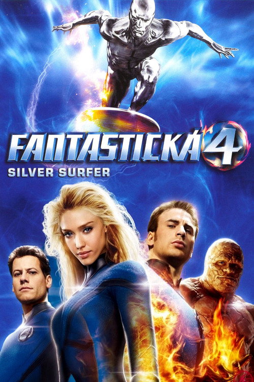Plakát filmu Fantastická čtyřka a Silver Surfer