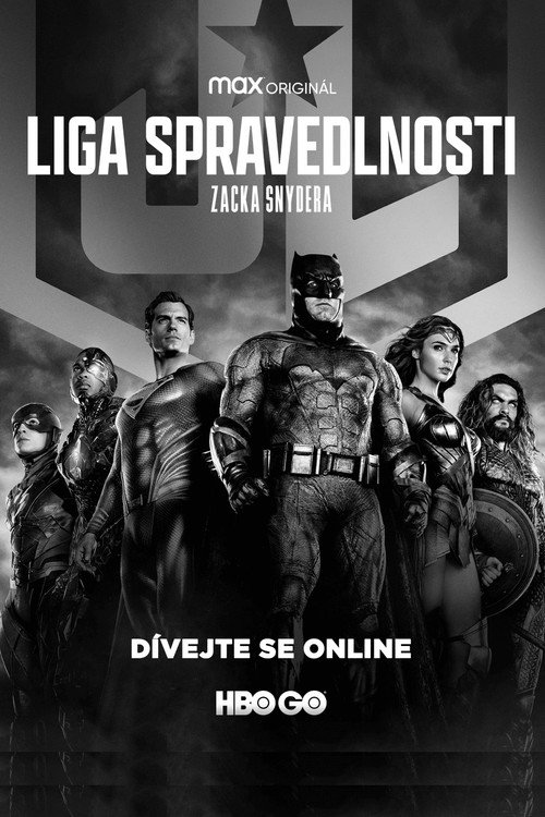 Plakát filmu Liga spravedlnosti Zacka Snydera