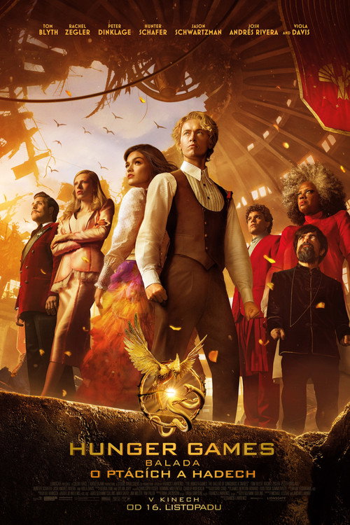 Plakát filmu Hunger Games: Balada o ptácích a hadech