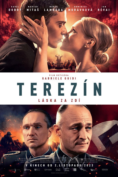 Plakát filmu Terezín: Láska za zdí