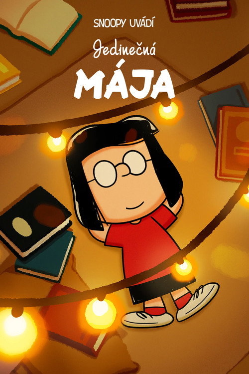 Plakát filmu Snoopy uvádí: Jedinečná Mája