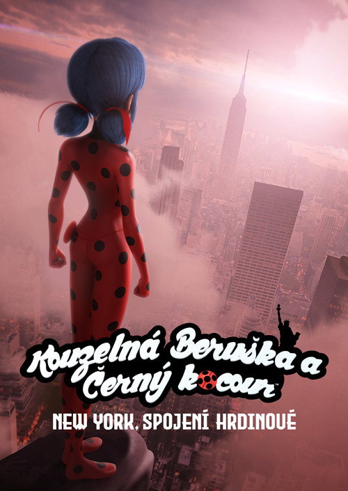 Plakát filmu Kouzelná Beruška a Černý Kocour: New York, spojení hrdinové