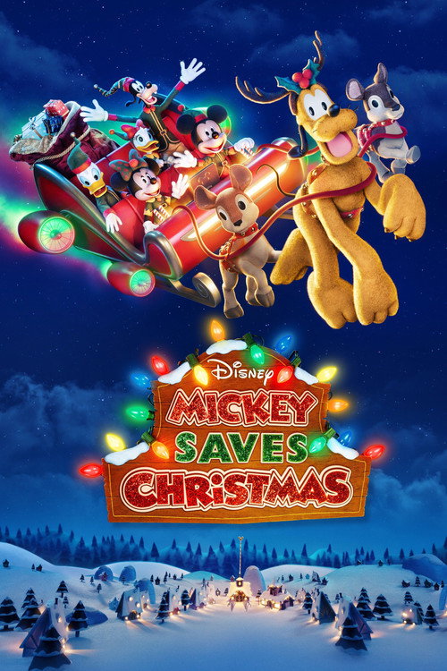 Plakát filmu Myšák Mickey zachraňuje Vánoce