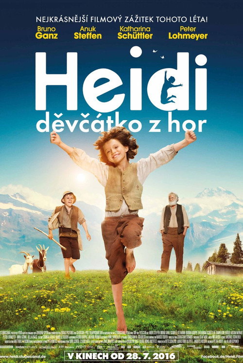 Plakát filmu Heidi, děvčátko z hor