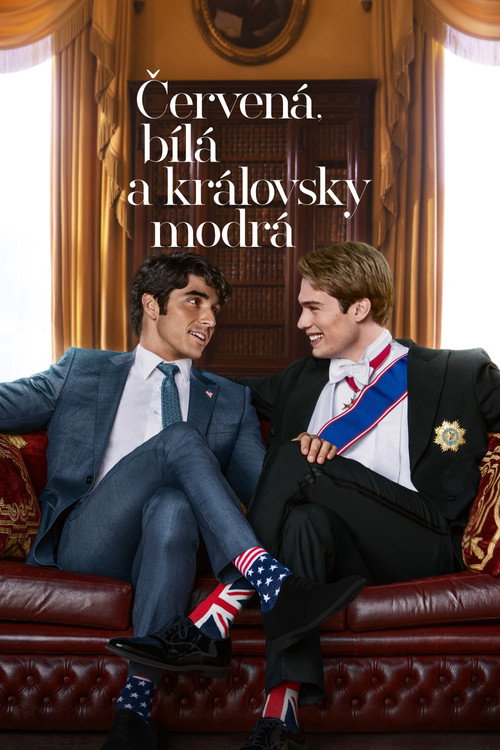 Plakát filmu Červená, bílá a královsky modrá